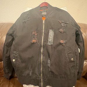 Denim Factory Copper Rivet Jacket, Color: Gray, Size: L